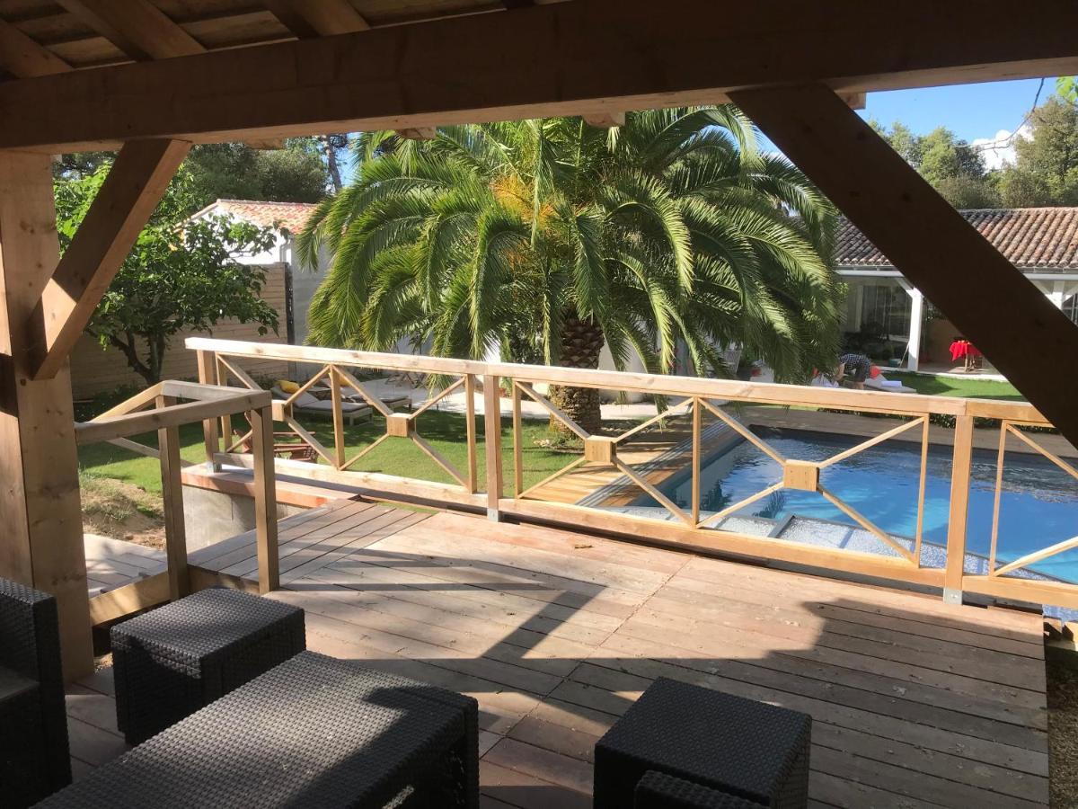 La Maison De La Dune - Chambres Climatisees - Jacuzzi 1Ere Seance Offerte - Piscine Chauffee Avec Abri Amovible - Plage Situee A 200M, Acces Direct Par Le Bois La Couarde-sur-Mer Kültér fotó